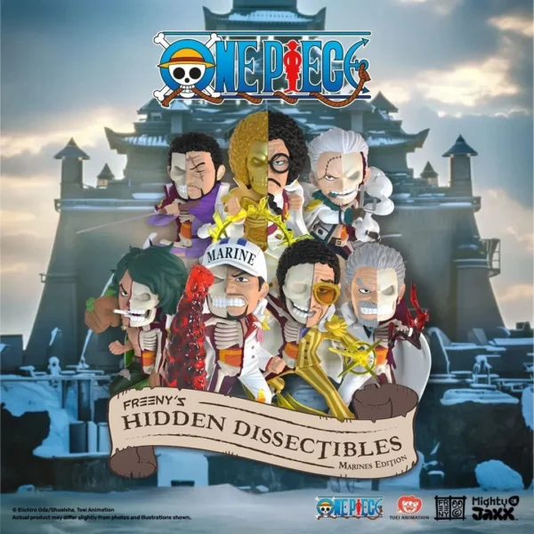 Mighty Jaxx One Piece Vol. 8 Character Half-Dissected Navy Series Blind Box