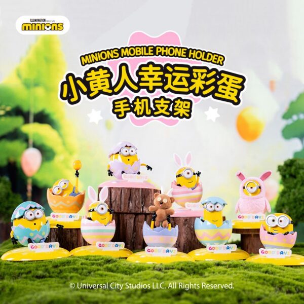 Minions Lucky Egg Series Mobile Phone Holder Blind Box