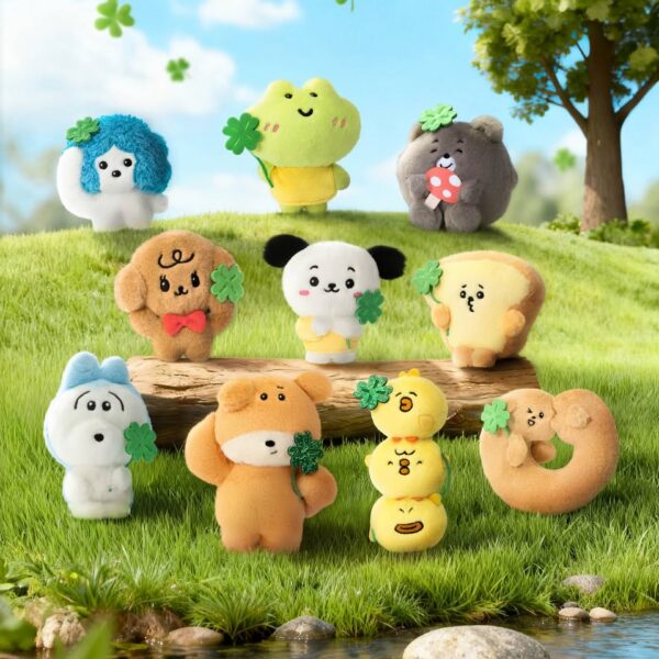 BANGGRI Classic Series – Lucky Four-Leaf Clover Plush Keychain Blind Box