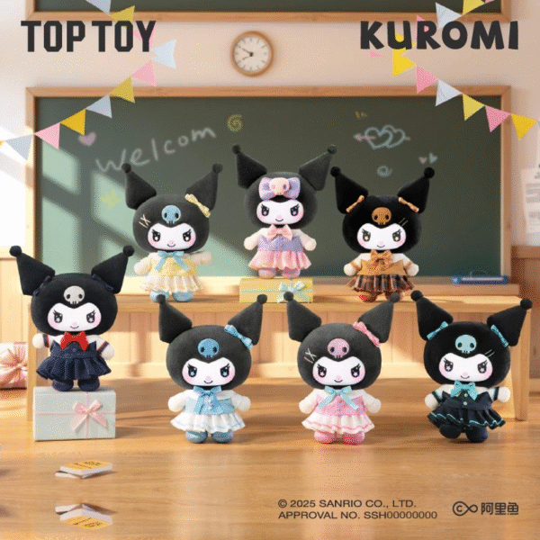 TOPTOY Sanrio KUROMI School Life Series Plush Pendant Blind Box