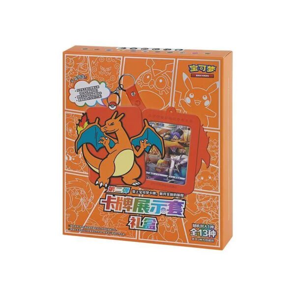 Pokemon TCG S-Chinese Nine Colors Gathering Eevee Card Display Frame Gift Box