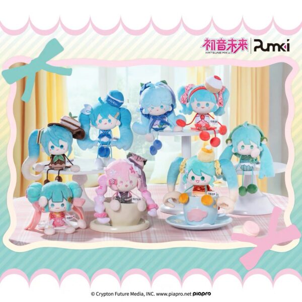 Hatsune Miku Snack Girl Series Hand-in-Hand Magnetic Plush Keychain Blind Box