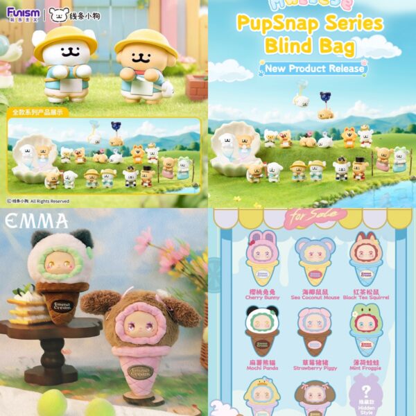 LOVELY EMMA Scoop Ice Cream Series Blind Box & Maltese PupSnap Series Blind Bag