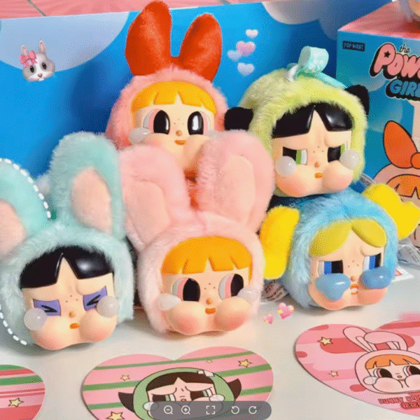 CRYBABY × Powerpuff Girls Series-Vinyl Face Plush Blind Box