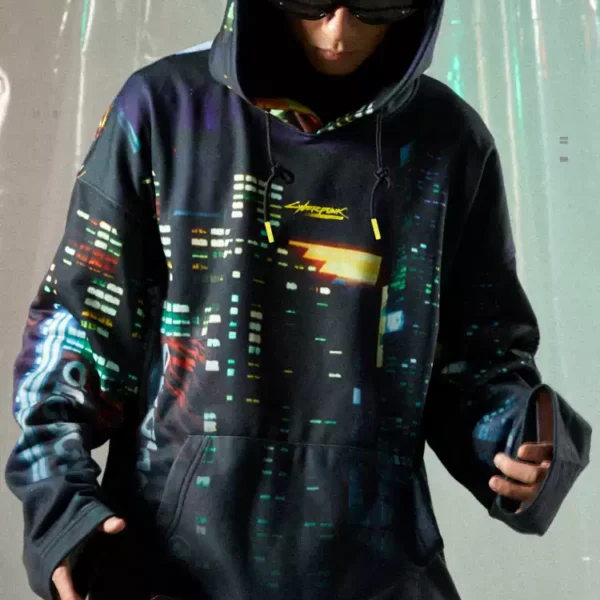 [Officially Licensed] Cyberpunk Edgerunners x GCORES INDUSTRIES Night City Themed Hoodie