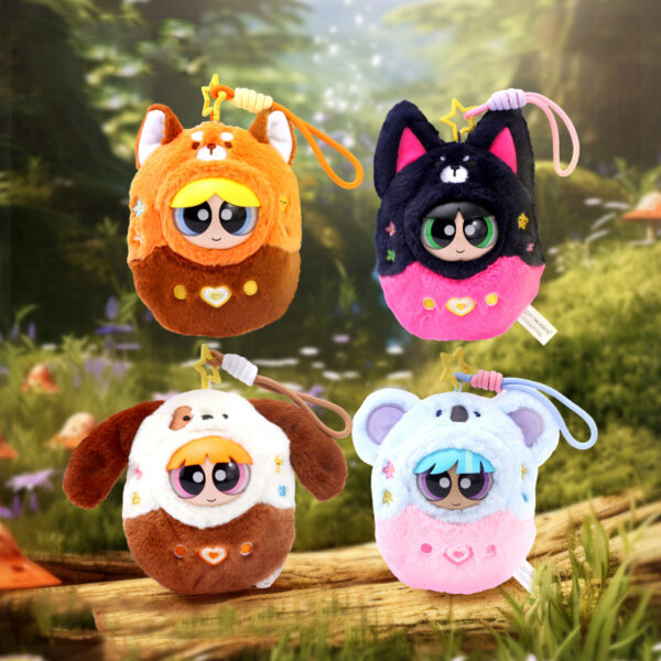 The Powerpuff Girls Game Device Series Plush Dolls Blind Box