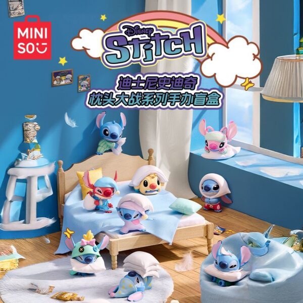 MINISO Stitch Pillow Fight Series Blind box Figure Mystery Box