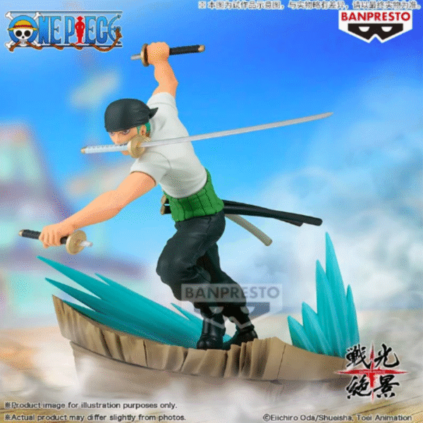 Banpresto - One Piece - Roronoa Zoro Senkozekkei Figure