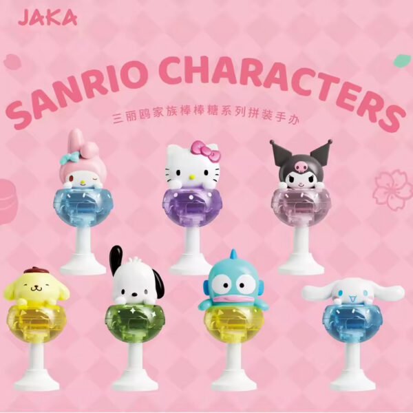 Sanrio Family Lollipop Deries Assembly Model Blind Box