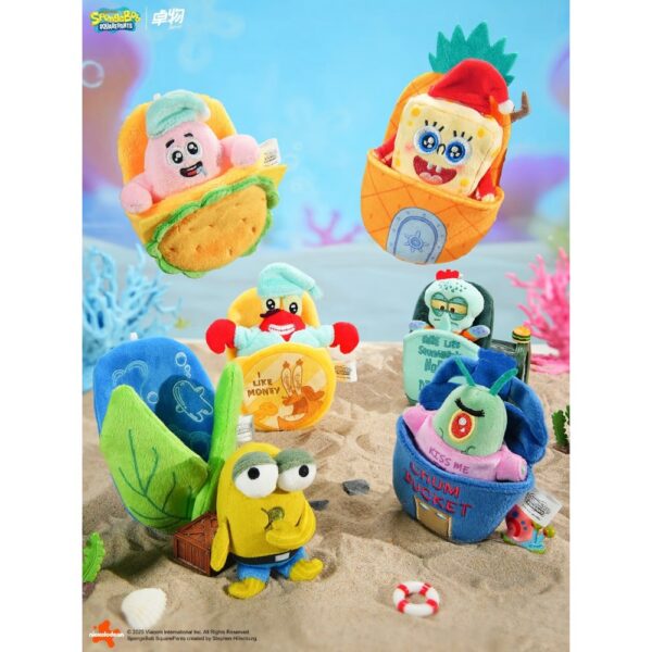 SpongeBob SquarePants Bikini Bottom Dreamland Series Plush Keychain Blind Box