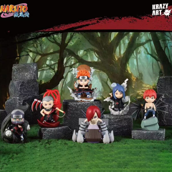 Akatsuki Organization from "Naruto" Blind Box