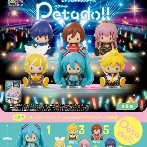Hatsune Miku Series Petadoll Piapro Characters Figure All Types Re-Ment Blind Box