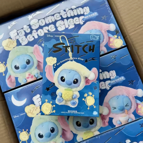 Miniso Stitch - "Eat Something Before Sleep" Series Blind Box