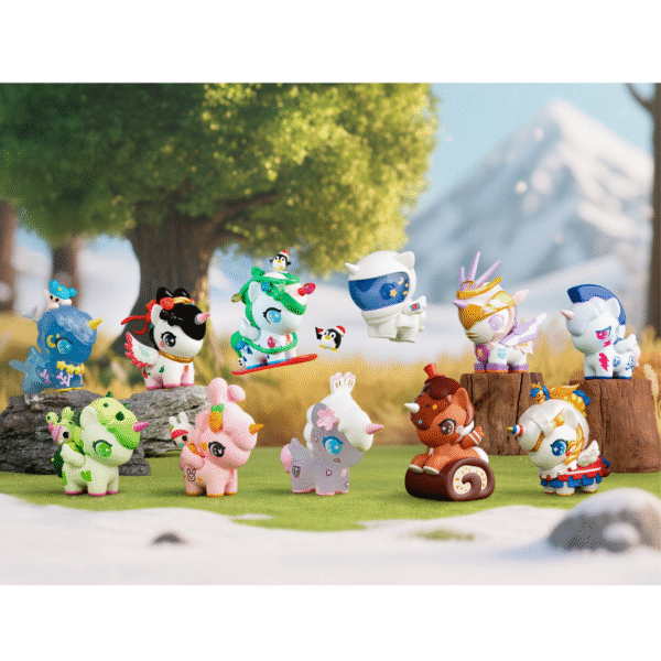 Chibi Style Unicorno Seasons in Bloom Series Blind Box