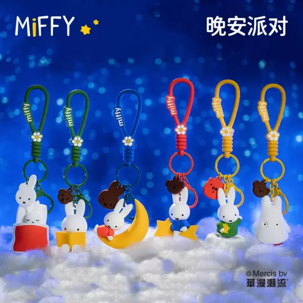 MIFFY Good Night Party Series Keychain Pendant – Miffy