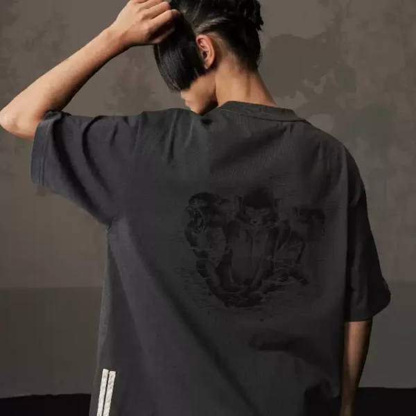 [Officially Licensed] Black Myth: Wukong x GCORES INDUSTRIES Unisex Breathable Cotton T-Shirt with Monkey Print