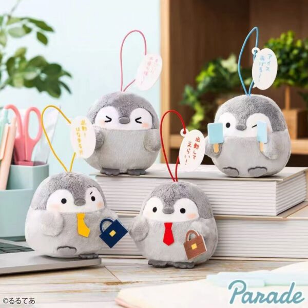 Japanese Koupenchan Positive Energy Penguin - Work Cheer-Up Line Series, Off-Duty Penguin Plush Charms