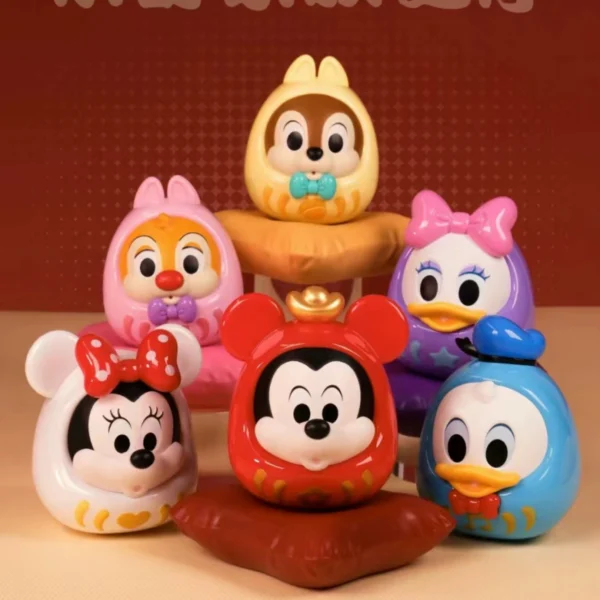 Mickey Family Daruma Series Blind Box Figurine