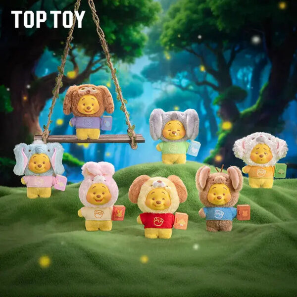 The Pooh Animal Storybook Series Plush Keychain Blind Box