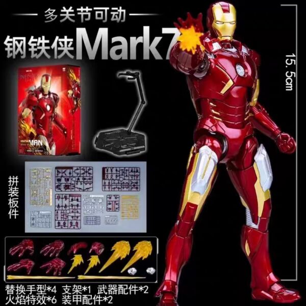 Buildable Marvel Iron Man Mark VII Model Kit