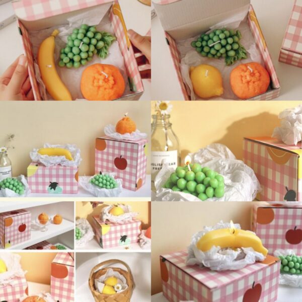 Fruit Gift Box A+B 100% Soy Wax Scented Candle | A Colorful Olfactory Journey to Sweeten Everyday Life