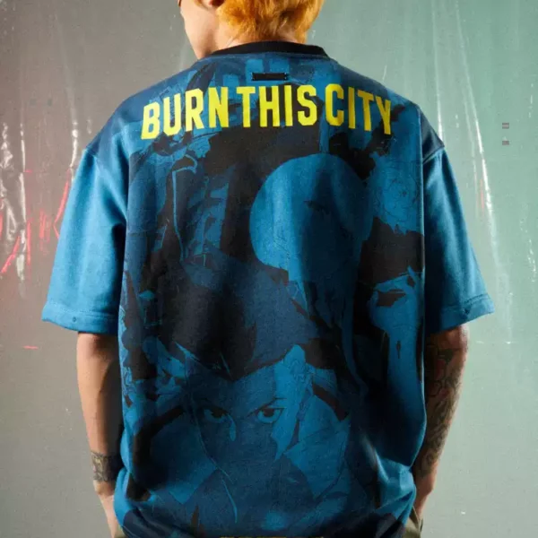 [Officially Licensed] Cyberpunk Edgerunners x GCORES INDUSTRIES Heavyweight Themed T-Shirt with Detachable Sleeves