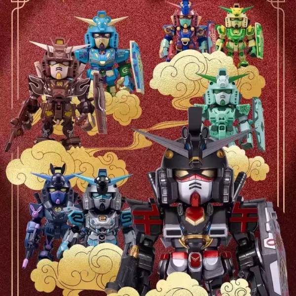 Zodiac Gundam Mini Blind Box – Horse of the Day 2026 New Year Series Desktop Collectible Toy