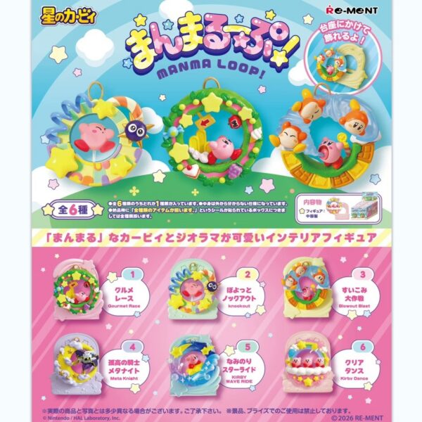 Re-ment Kirby Round Perspective / Chubby & Round Model Blind Box