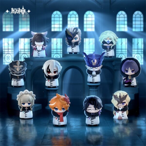Genshin Impact Frost and Flame Series Fatui Harbingers Chibi Figure Blindbox (9 designs)
