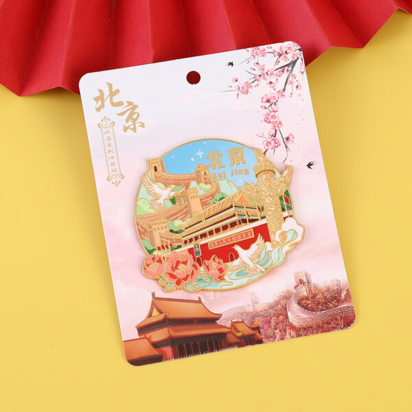 Beijing cultural and creative refrigerator magnets are in stock. National trend travel gifts, wholesale of refrigerator