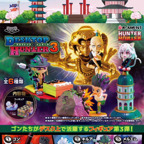 Re-ment HUNTER×HUNTER DesQ DESKTOP HUNTER 3 Blind Box