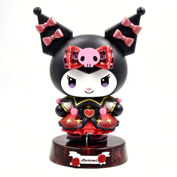 New Authentic Sanrio Kuromi & My Melody Lolita-style Desktop Figurines, Ideal for Birthdays and Festivals