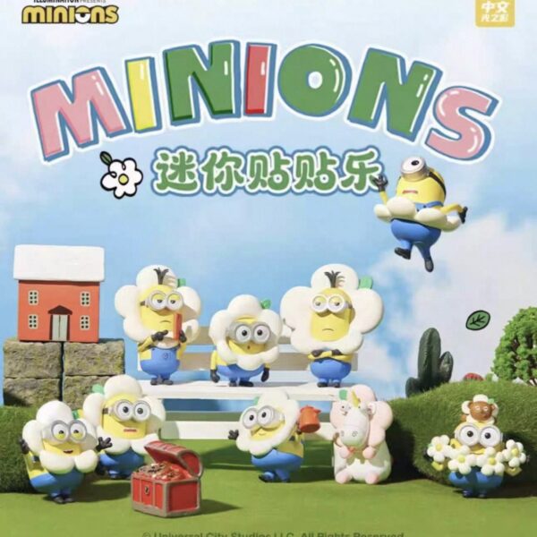 Minions Collection Flower Garden Surprise Series Blind Box Figure Model Cute Stuff Mystery Box