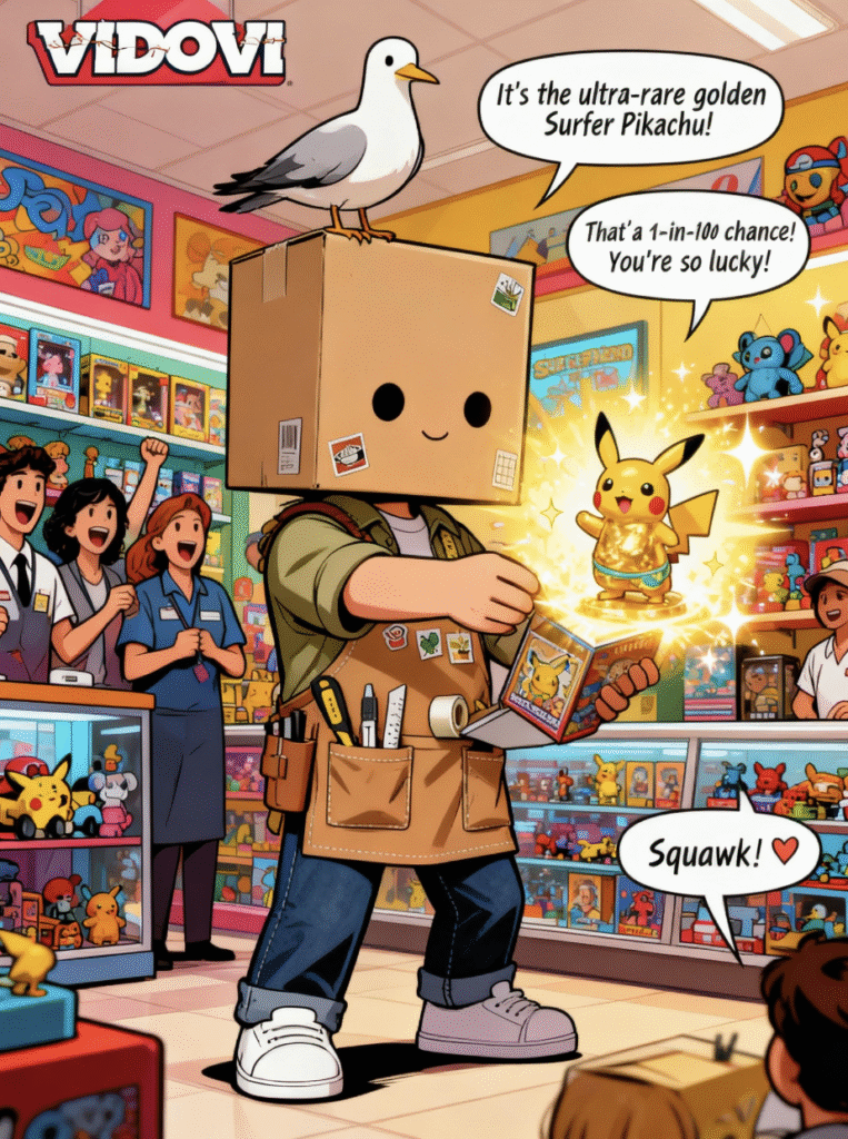 Unboxing the Surfer Pikachu figure Shopvidi