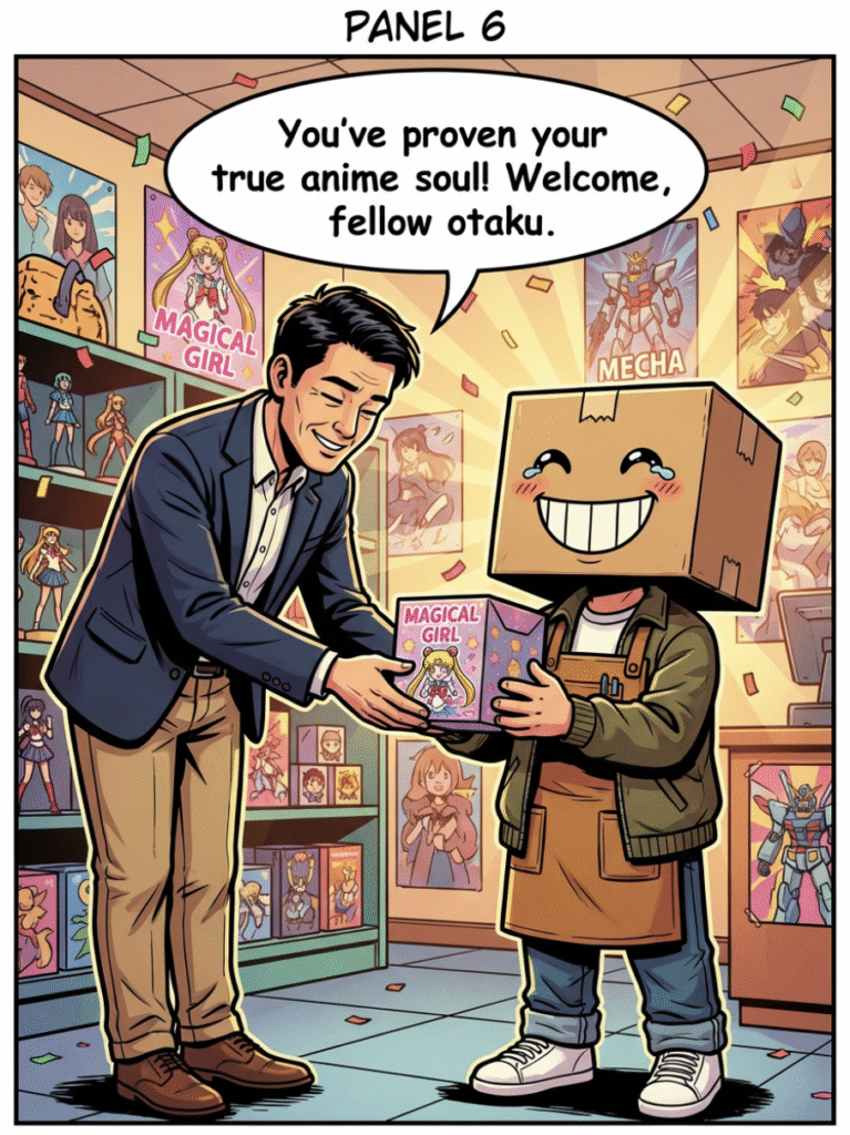 The clerk handing the blind box to Vidovi with respect