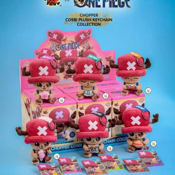 Hot Toys COSBI One Piece Chopper Plush Keychain Blind Box