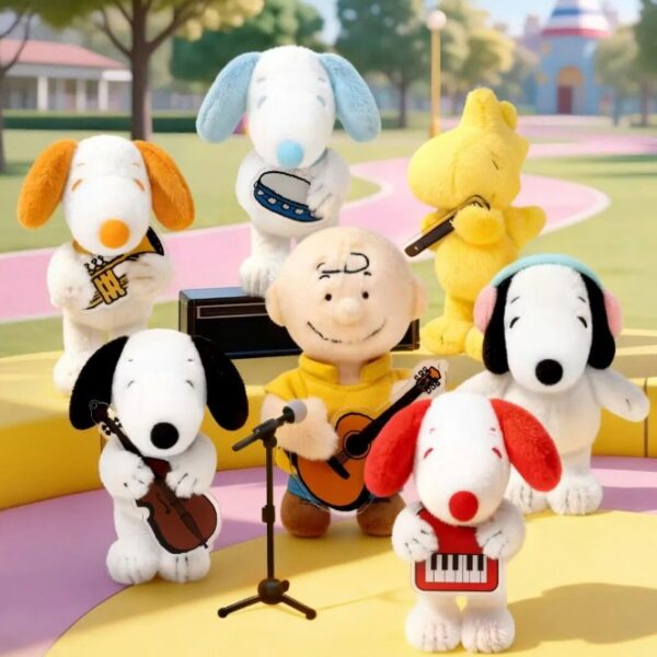SNOOPY Music Journey Series Plush Keychain