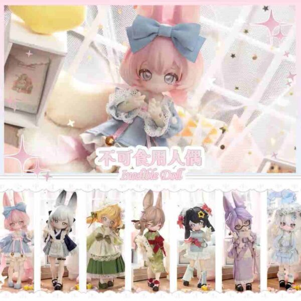 Moon Jumping Time Bunny Series 1/12 Action Figure BJD Blind Box