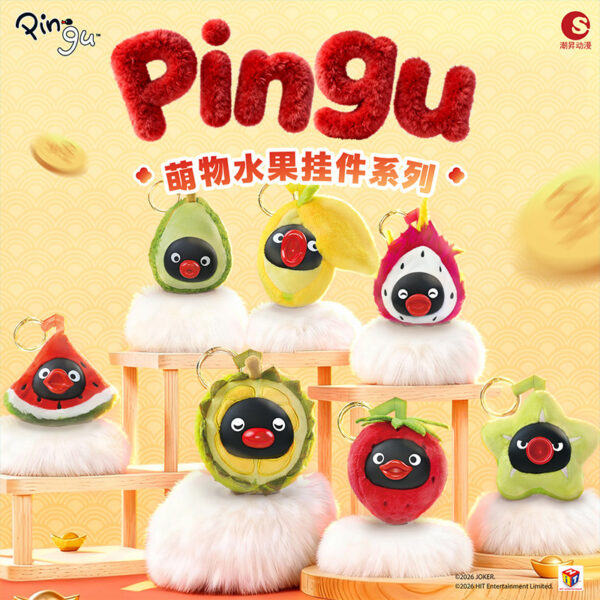 Pingu Cute Fruit Charm Series Blind Capsule & Blind Box