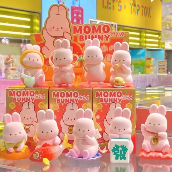MOMO Bunny Wish Series - "Money Drawing" Rich Rabbit Flocked Vinyl