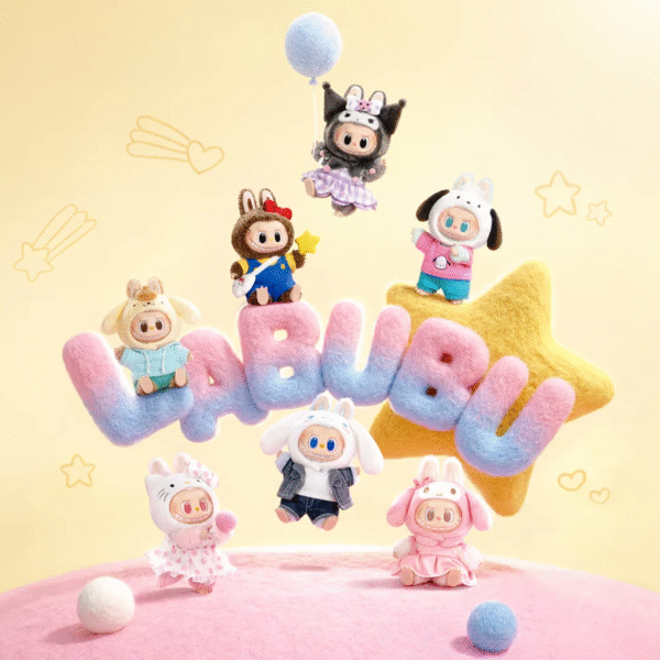 THE MONSTERS x Hello Kitty and Friends Series-Vinyl Plush Pendant Blind Box