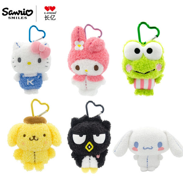 Sanrio Line Art Plush Keychain