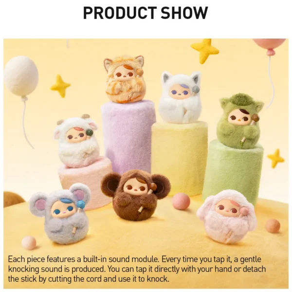 Pucky Tap Tap Babies Series-Vinyl Plush Pendant Blind Box