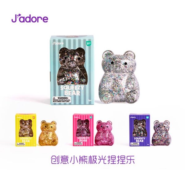 Jadore Creative Bear Squeeze Toy – Non-Toxic Slow Rebound Stress Relief