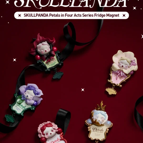 SKULLPANDA Petals in Four Acts Series Fridge Magnet