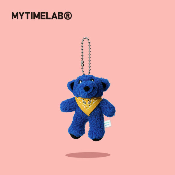 ZOE Hug Bear Plush Charm - Cyber Blue