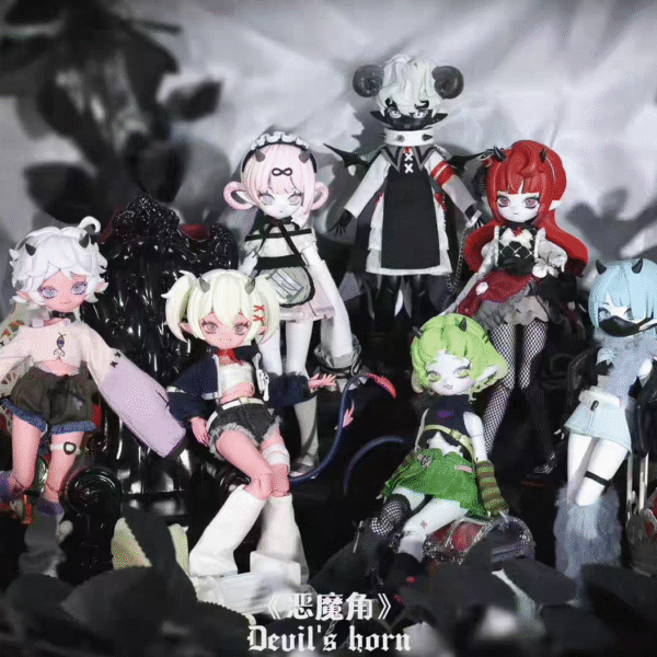 Cooze Devil Horns Series 1/8 BJD Doll Blind Box