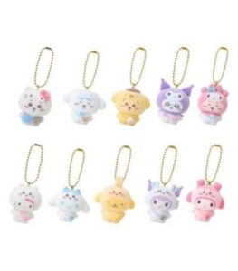Wholesale Chiikawa and Sanrio Collaboration Plush Keychain
