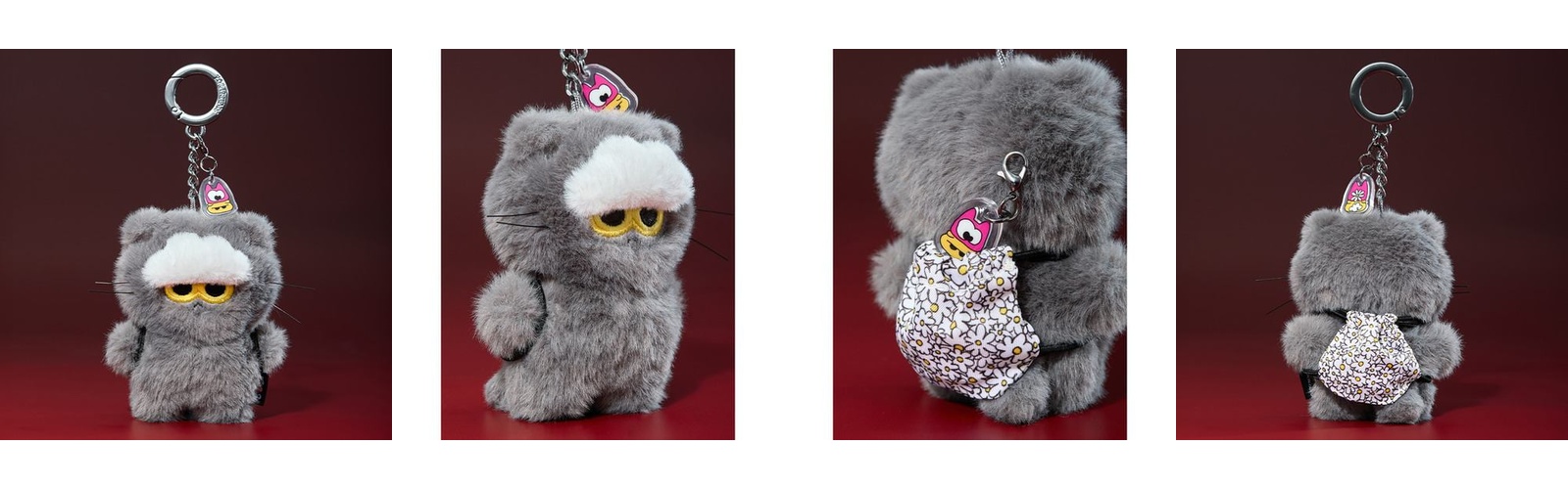 ZNF ZOA 25 mini plush keychain detail shot