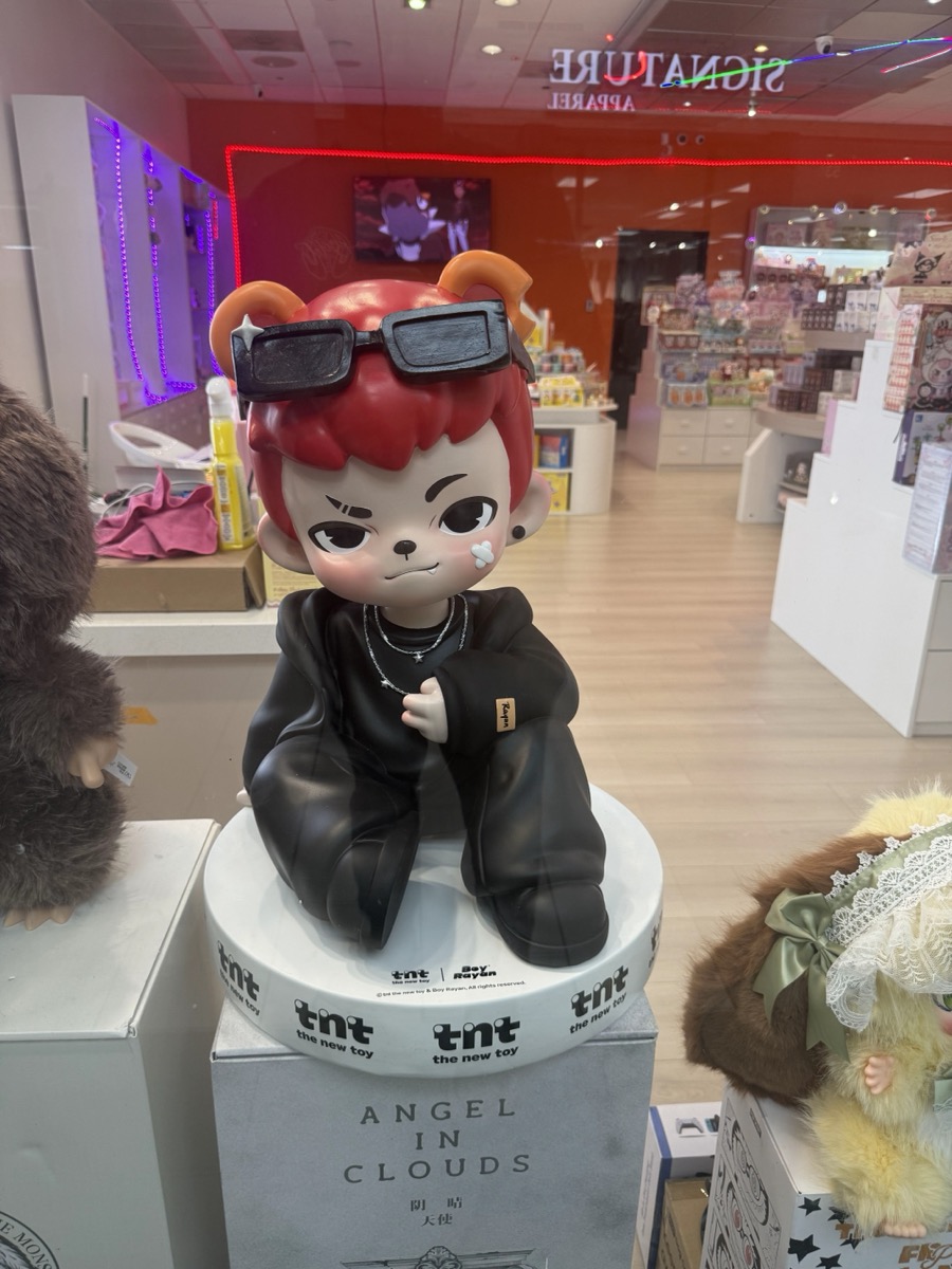 TNT Space Angel in Clouds Mega Display Figure at PIKA Park